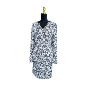 LOFT Women's Floral Long Sleeve Dress XL